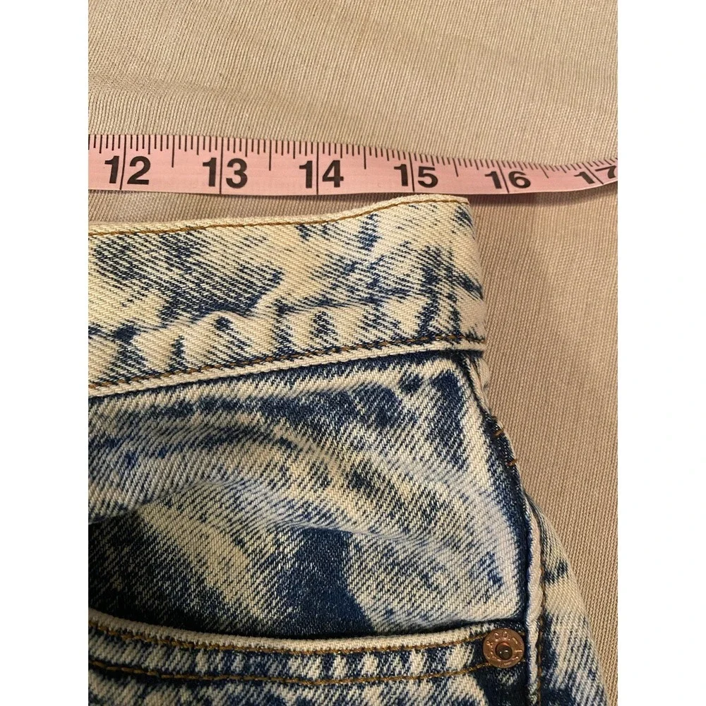 Vintage Kids Youth Boys Girls Levi's 505 Acid Washed Jeans Size 16 31